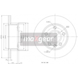 stabdžių diskas (1vnt)
                                MAXGEAR                                19-0983, MAXGEAR, 19-0983, au