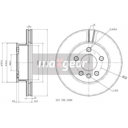 stabdžių diskas (1vnt)
                                MAXGEAR                                19-0996, MAXGEAR, 19-0996, au