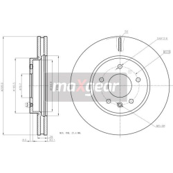 stabdžių diskas (1vnt)
                                MAXGEAR                                                19-2369, MAXG
