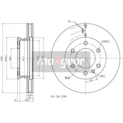 stabdžių diskas (1vnt)
                                MAXGEAR                                                19-1052, MAXG