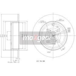 Stabdžių diskas
                                MAXGEAR                                                19-0963, MAXGEAR, 19