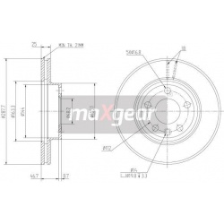 stabdžių diskas (1vnt)
                                MAXGEAR                                19-0775, MAXGEAR, 19-0775, au