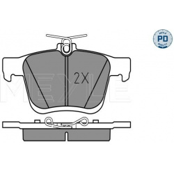 stabdžių trinkelių rinkinys, diskinis stabdys MEYLE-PD: Advanced performance and design.
                                0