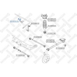 stabilizatoriaus įvorė
                                STELLOX                                89-51010-SX, STELLOX, 89-5101