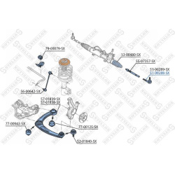 vairo traukės antgalis
                                STELLOX                                51-00288-SX, STELLOX, 51-00288