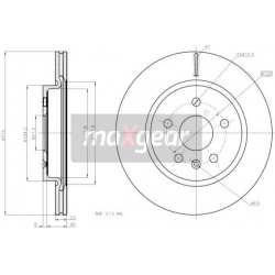 stabdžių diskas (1vnt)
                                MAXGEAR                                                19-2368, MAXG