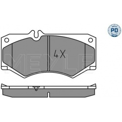 stabdžių trinkelių rinkinys, diskinis stabdys MEYLE-PD: Advanced performance and design.
                                 