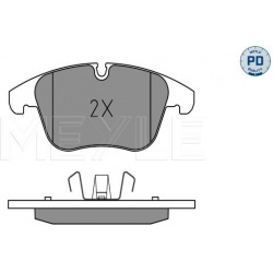 stabdžių trinkelių rinkinys, diskinis stabdys MEYLE-PD: Advanced performance and design.
                                 