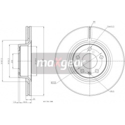 stabdžių diskas (1vnt)
                                MAXGEAR                                                19-2021MAX, M