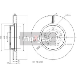 stabdžių diskas (1vnt)
                                MAXGEAR                                                19-2281, MAXG