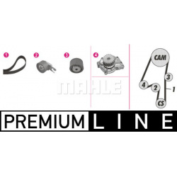 vandens siurblio ir paskirstymo diržo komplektas BEHR *** PREMIUM LINE ***
                                MAHLE            
