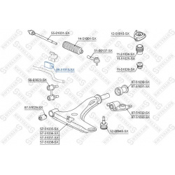stabilizatoriaus įvorė
                                STELLOX                                89-51013-SX, STELLOX, 89-5101
