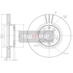 stabdžių diskas (1vnt)
                                MAXGEAR                                                19-1035, MAXG