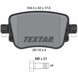 TEXTAR                                                2511001, TEXTAR, 2511001, auto detalė