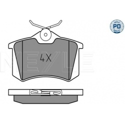 stabdžių trinkelių rinkinys, diskinis stabdys MEYLE-PD: Advanced performance and design.
                                 
