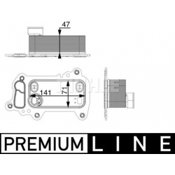 Aušintuvas tepalo
                                MAHLE                                                CLC 79 000P, MAHLE, C