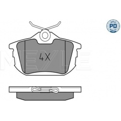 stabdžių trinkelių rinkinys, diskinis stabdys MEYLE-PD: Advanced performance and design.
                                 