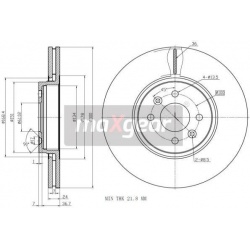 stabdžių diskas (1vnt)
                                MAXGEAR                                                19-1331MAX, M