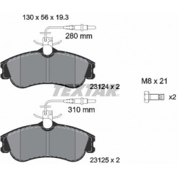 stabdžių trinkelių rinkinys, diskinis stabdys Q+
                                TEXTAR                                   