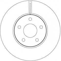 stabdžių diskas (1vnt)
                                TRW                                                DF6975, TRW, DF69