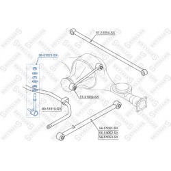Stabilizatoriaus traukė
                                STELLOX                                56-51021-SX, STELLOX, 56-5102