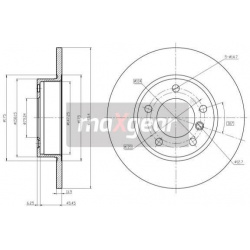 stabdžių diskas (1vnt)
                                MAXGEAR                                                19-0688, MAXG