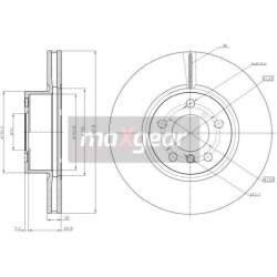 stabdžių diskas (1vnt)
                                MAXGEAR                                                19-3207, MAXG