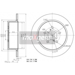 stabdžių diskas (1vnt)
MAXGEAR 19-2356, MAXG