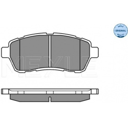 stabdžių trinkelių rinkinys, diskinis stabdys MEYLE-ORIGINAL: True to OE.
                                025 242 8316/W, 