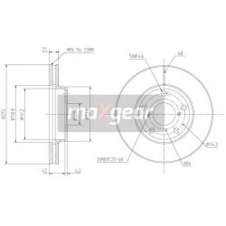 stabdžių diskas (1vnt)
                                MAXGEAR                                19-0973, MAXGEAR, 19-0973, au
