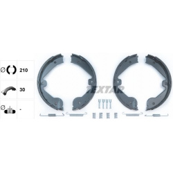 stabdžių trinkelių komplektas, stovėjimo stabdis
                                TEXTAR                                  