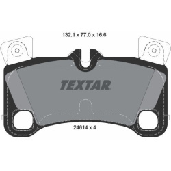 stabdžių trinkelių rinkinys, diskinis stabdys
                                TEXTAR                                      