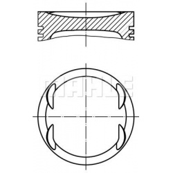 stūmoklis
                                MAHLE                                                015 76 01, MAHLE, 0157601, au