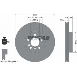 TEXTAR                                92107205, TEXTAR, 92107205, auto detalė