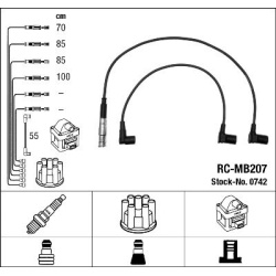 uždegimo laido komplektas
                                NGK                                                RC-MB207, NGK, 