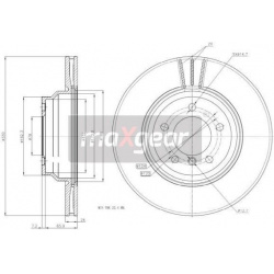 stabdžių diskas (1vnt)
                                MAXGEAR                                                19-1322, MAXG