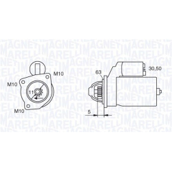 Starteris
                                MAGNETI MARELLI                                                063721377010, MAGNET