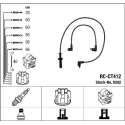 uždegimo laido komplektas
NGK RC-CT412, NGK,