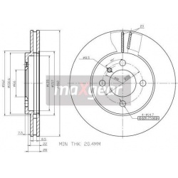 stabdžių diskas (1vnt)
                                MAXGEAR                                                19-0691, MAXG