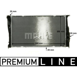 Aušinimo radiatorius
                                MAHLE                                                CR 1083 000P, MAHL