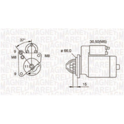 Starteris
                                MAGNETI MARELLI                                                063721260010, MAGNET