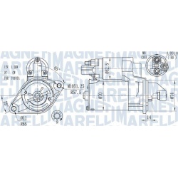Starteris
                                MAGNETI MARELLI                                                063721450010, MAGNET