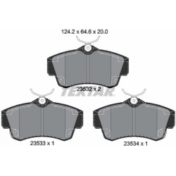 stabdžių trinkelių rinkinys, diskinis stabdys Q+
                                TEXTAR                                   