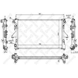 Aušinimo radiatorius
                                STELLOX                                                10-25355-SX, STE
