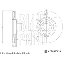 stabdžių diskas (1vnt)
                                BLUE PRINT                                                ADBP430039