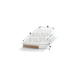 filtras, salono oras
MANN-FILTER CU 3945, MANN