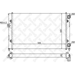 Aušinimo radiatorius
STELLOX 10-25005-SX, STE