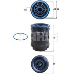 kuro filtras CleanLine
                                MAHLE                                                KC634D, MAHLE, KC