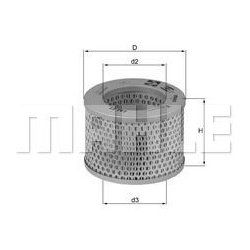 oro filtras
                                MAHLE                                                LX192, MAHLE, LX192, auto de