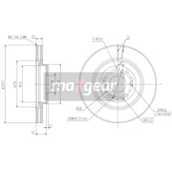 stabdžių diskas (1vnt)
                                MAXGEAR                                19-2301, MAXGEAR, 19-2301, au